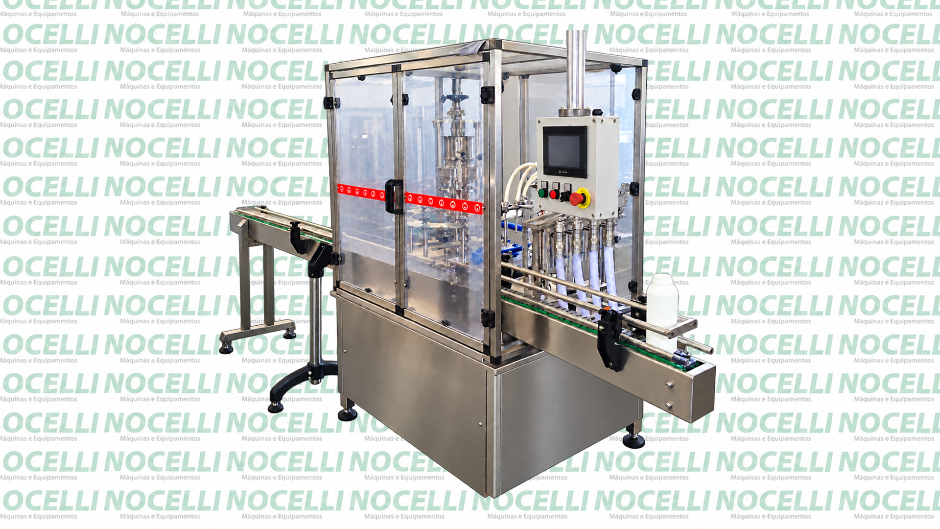 Envasadora 4 pistões aut. marca Quality Machine em Nocelli