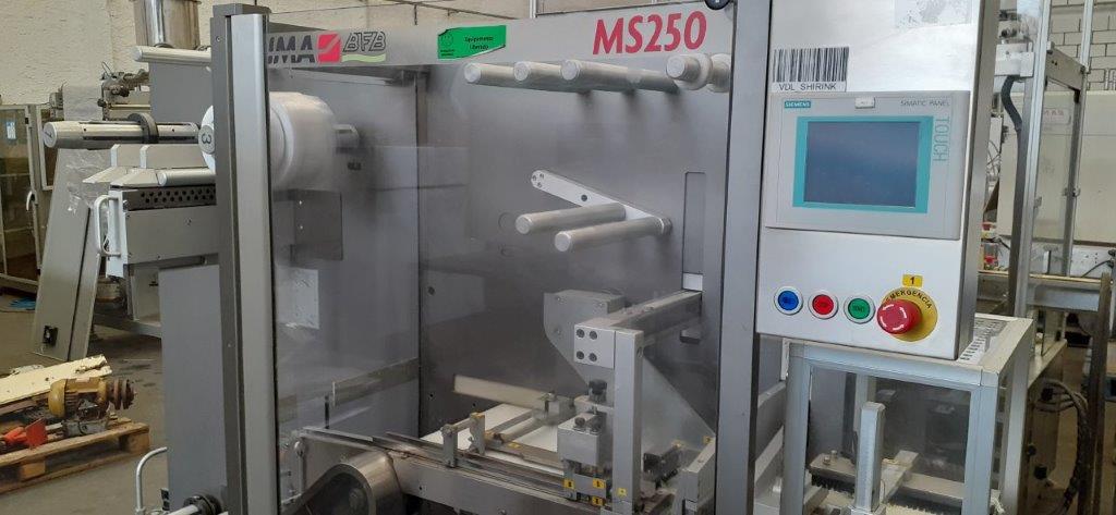 Embaladora Shrink marca Ima com tunel de encolhimento Embaladora Shrink marca Ima com tunel de encolhimento